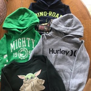 Boys 4T Hoodie Lot